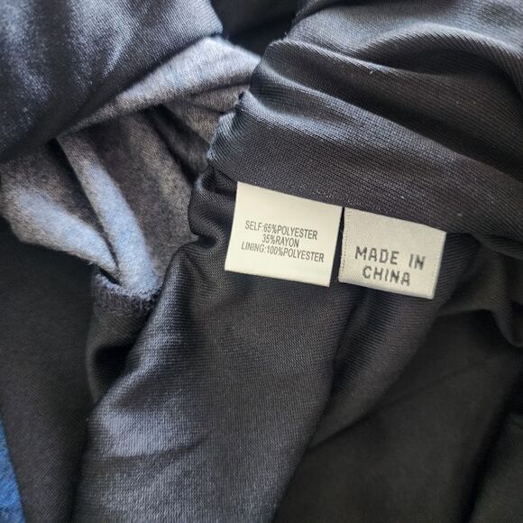 Kay Unger faux wrap ruched side and back midi dress - Picture 15 of 15